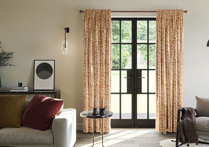 Trailing Vines, Firestalk - Made to Measure Curtains - Image 3